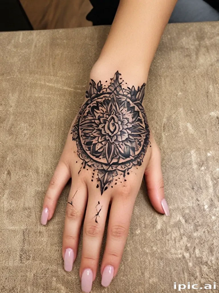 cute hand tattoos for black females