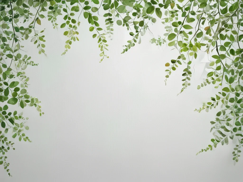white and green background