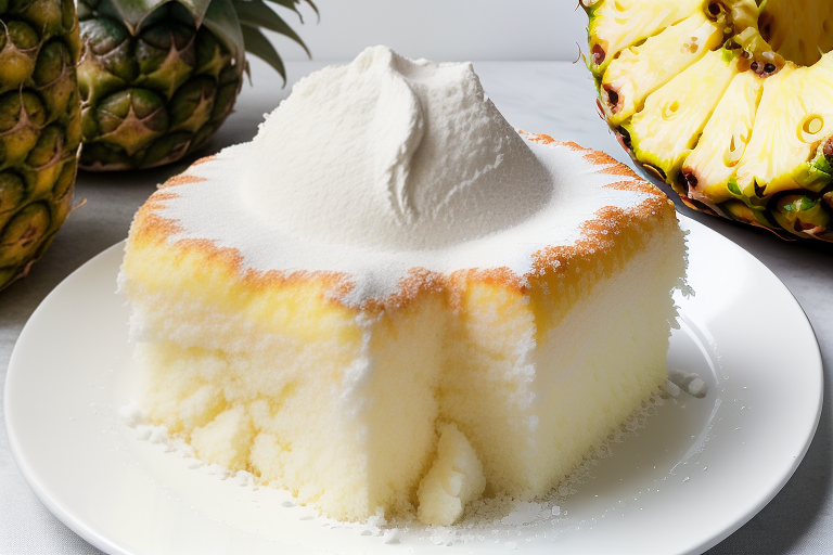 crushed pineapple and angel food cake mix