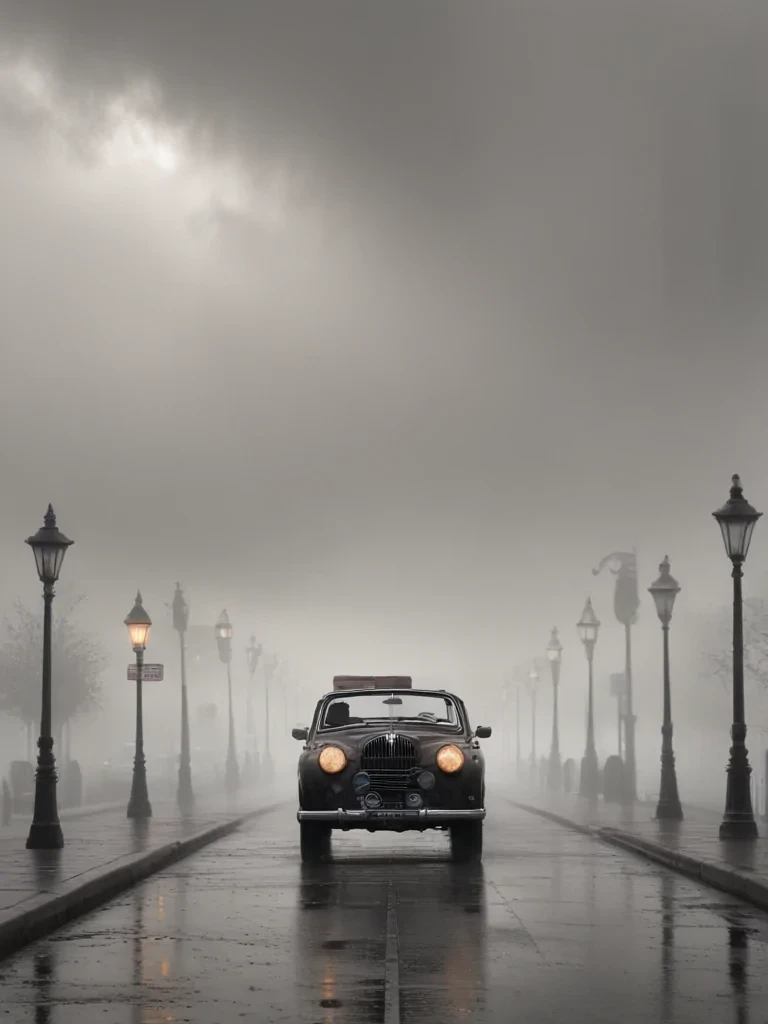 foggy background