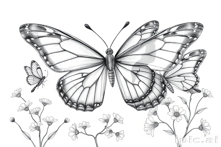 butterfly images drawing
