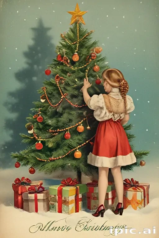 merry christmas images vintage