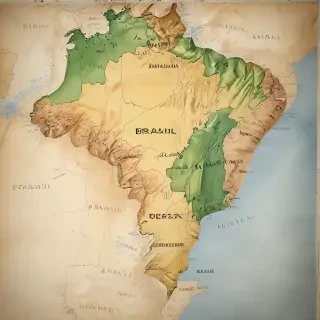 map of brazil