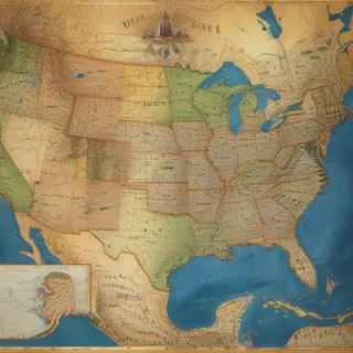 map of the united states of america