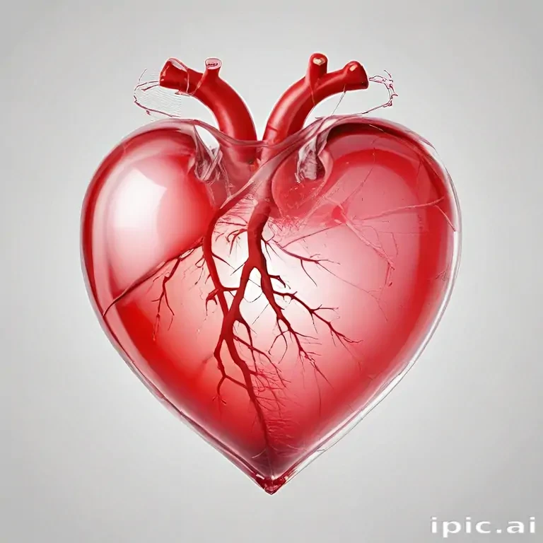 transparent broken heart