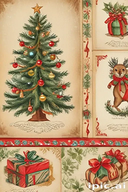 free printable vintage christmas pictures