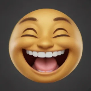 laugh emoji transparent background
