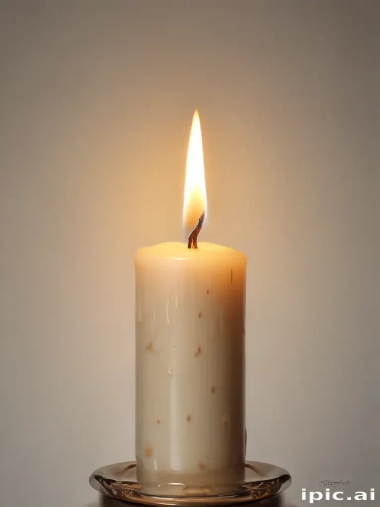 candle drawing
