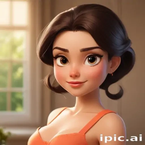 brunette cartoon character
