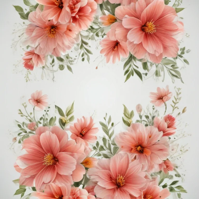 flower background transparent