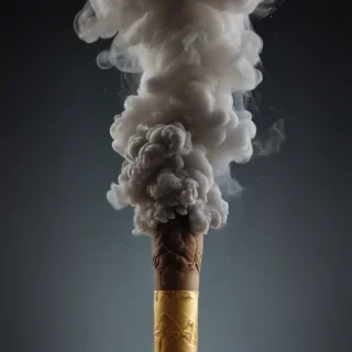 smoke no background