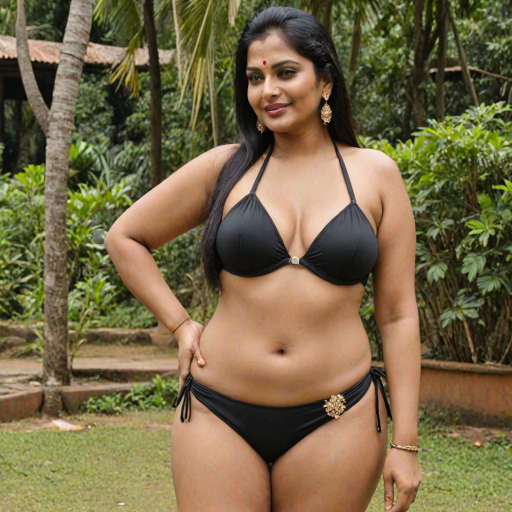 desi aunty bikini