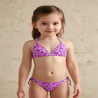 ai little girl bikini