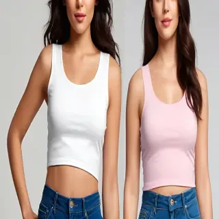 crop top mockup