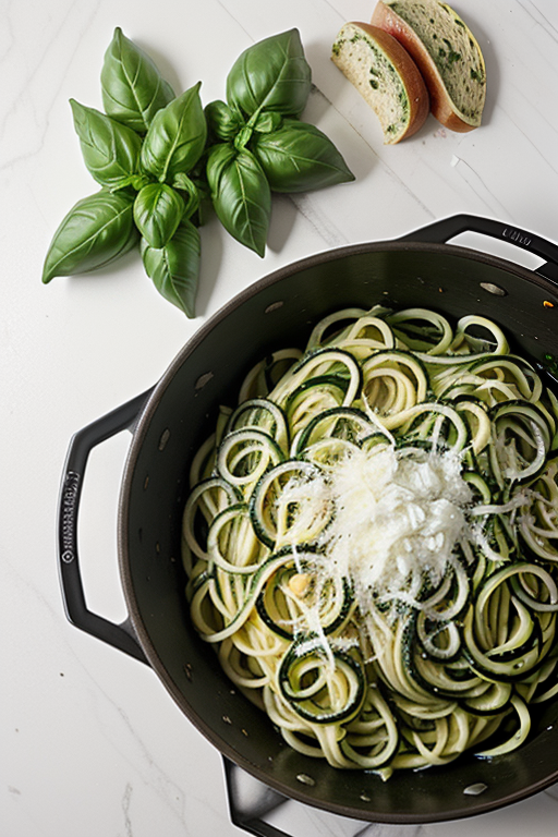one pot zucchini basil pasta