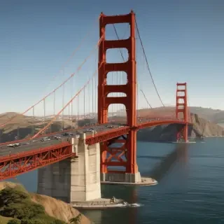 clipart golden gate bridge