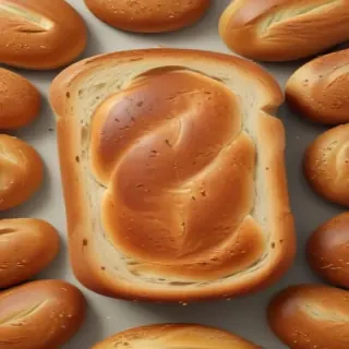 bread in cartoon