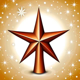 christmas star clip art