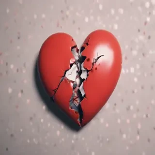 broken heart aesthetic