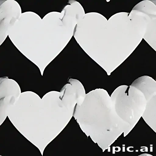 white heart