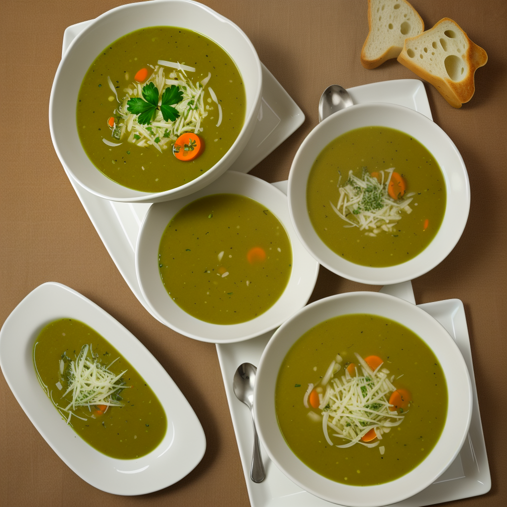 soup with acini de pepe