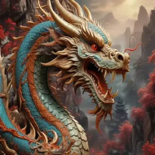 chinese dragon background