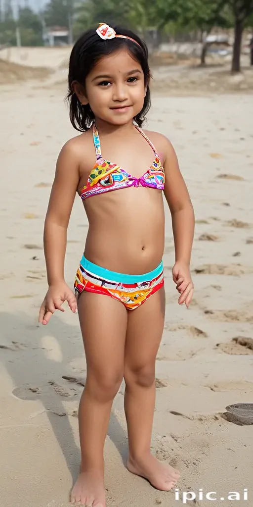 indian kid bikini