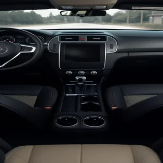 inside car background