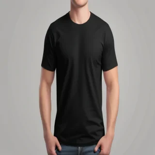 high resolution black t shirt template