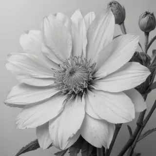pencil drawings of flowers