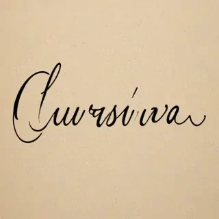 cursive laura