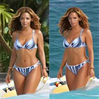 Beyonc� in bikini