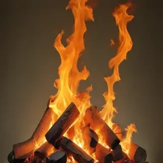 fire clear background