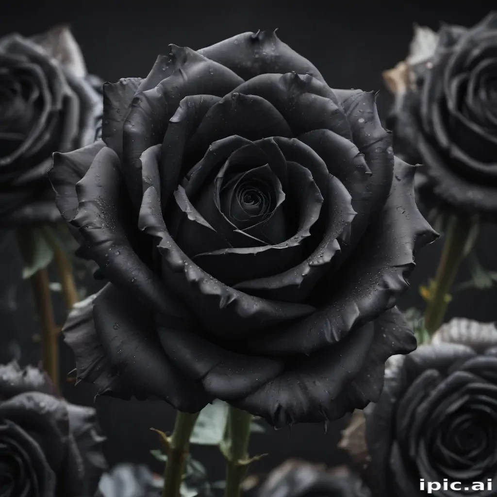 black roses background