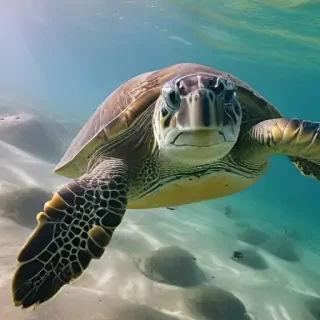 sea turtle desktop background