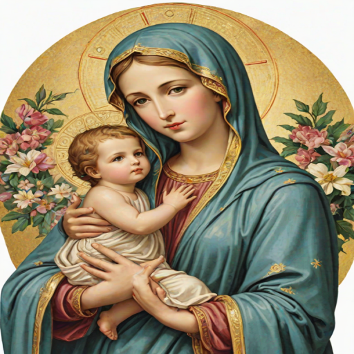 virgin mary clipart