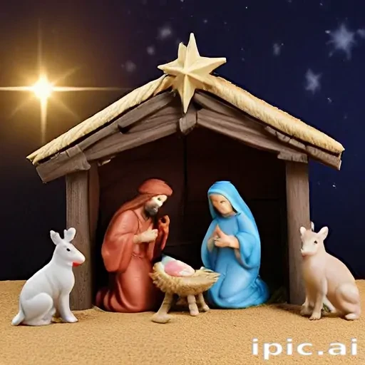 free christmas nativity scene