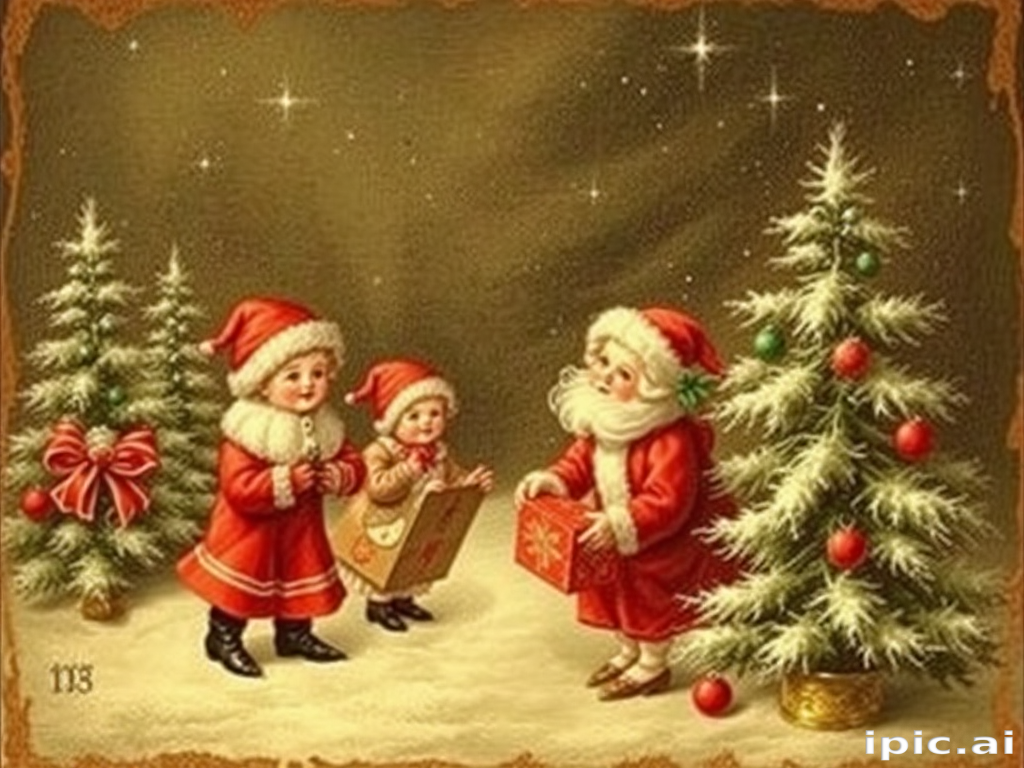 antique christmas images