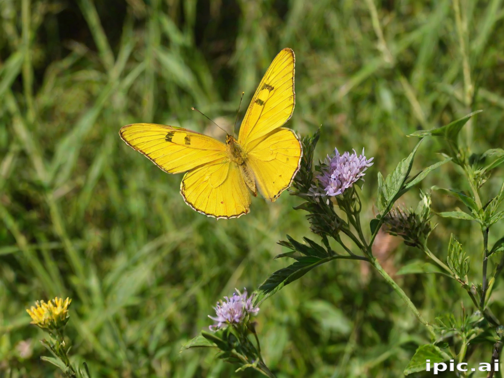 yellow butterfly