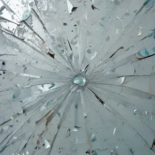 broken glass texture
