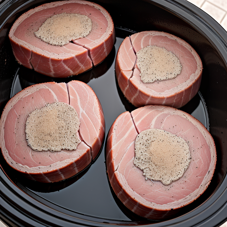 ham steaks in the crockpot