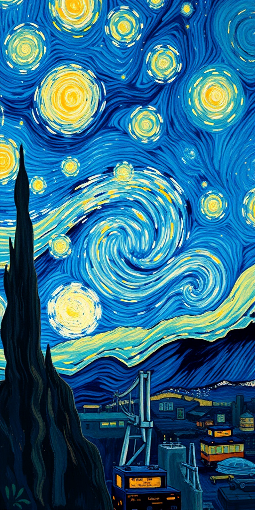 van gogh iphone wallpaper