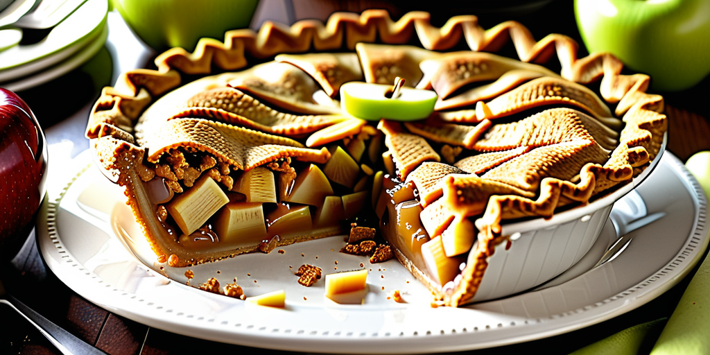 apple pie with graham cracker crust