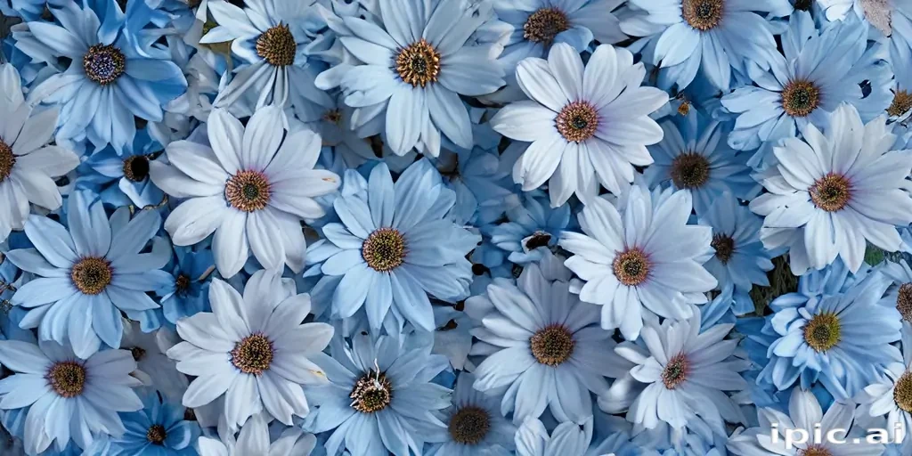blue flower wallpaper aesthetic