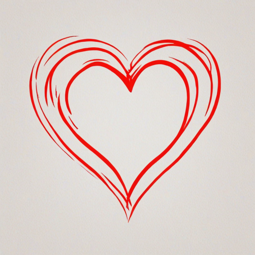outline heart png