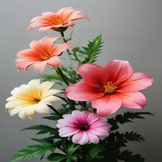 flowers with no background