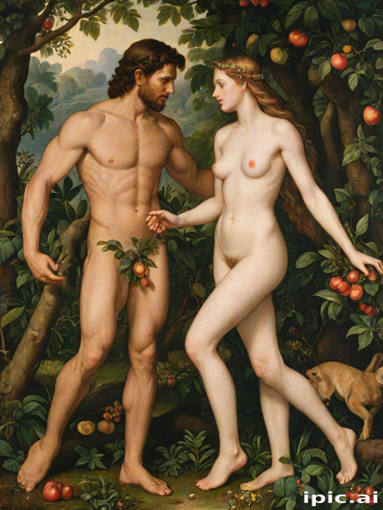 pictures of adam and eve