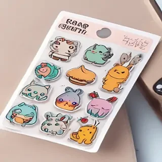 transparent cute stickers
