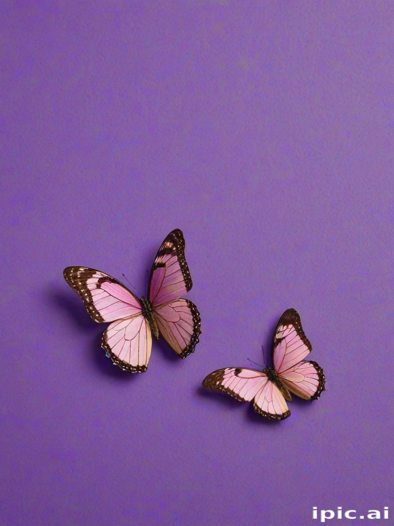 butterfly purple background