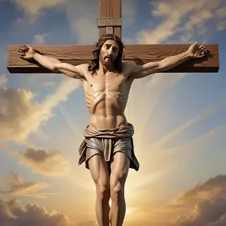 jesus on the cross picture